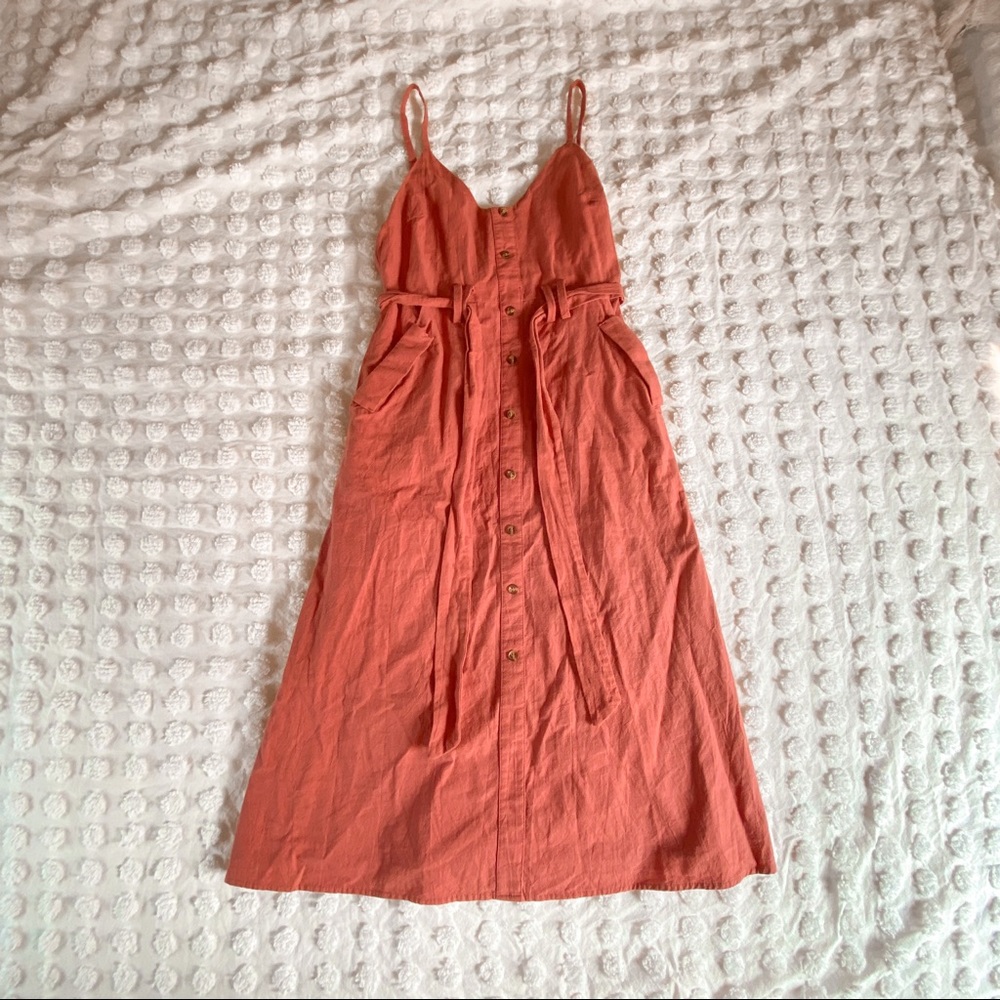 Polagram Coral Midi Dress